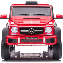 Load image into Gallery viewer, Kids Ride On Toys 24 Volt, Licensed Mercedes-Benz Ride on Cars with Remote Control, Battery Powered Ride on Electric Vehicles with USB, Bluetooth, MP3, Music, Power Display, Red