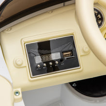 Load image into Gallery viewer, iRerts White 12V Chevrolet 3100 Powered Ride on Cars with Remote Control, Electric Car for Kids with Bluetooth, Music, USB Port, LED Light, 4 Wheels Kids Ride on Toys for Toddlers Boys Girls 3-6 Ages