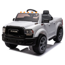 Load image into Gallery viewer, Licensed Dodge RAM 2500 12V Ride On Cars with Remote Control, Kids Electric Ride on Pickup Truck with Music, MP3/USB Port, Cup Holder, Back Storage, Electric Cars for Kids Boys Girls 3-6 Ages, White