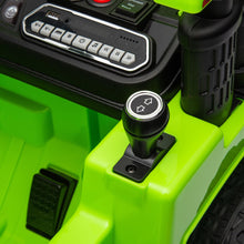 Load image into Gallery viewer, iRerts Ride on Dump Truck for Boys, 12V Ride on Car with Remote Control, 4 Wheel Construction Vehicles with Electric Dump Bed and Shovel, Powered Ride on Toys with Bluetooth, Music, USB Port, Green
