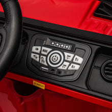 Load image into Gallery viewer, iRerts 24V Ride on PickUp Truck with Remote Control, 4WD Battery Powered Ride on Car with Bluetooth Music, USB/AUX Port, Rear Storage Box, LED Lights, Ride on Toys for Kids Boys Girls Gift, Red