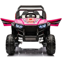 Load image into Gallery viewer, iRerts 12V Powered Ride on Car for Kids, 30w x 2 Ride on Toy with Remote Control, 4 Wheels Suspension, Safety Belt, MP3 Player, Electric Vehicles for Boys Girls, Red