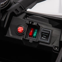 Load image into Gallery viewer, iRerts White 12V Battery Powered Ride on UTV Cars for Boys Girls, Kids Ride on Toys with Remote Control, Music, LED Light, USB, Bluetooth, 4 Wheels Kids Electric Vehicle for Christmas Birthday Gifts