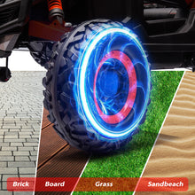 Load image into Gallery viewer, iRerts Red 24V Battery Powered Ride on UTV Cars for Boys Girls, Kids Ride on Toys with Remote Control, Music, LED Light, USB, Bluetooth, Large Seat Kids Electric Vehicle for Christmas Birthday Gifts