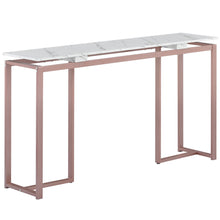 Load image into Gallery viewer, iRerts Console Table Narrow Sofa Table with Metal Frame, 63'' Pink Entryway Table with MDF Tabletop, Industrial Hallway Table Sofa Tables Narrow Long for Hallway Living Room Home Office Entrance