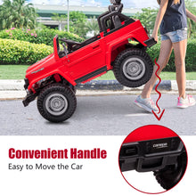 Load image into Gallery viewer, 2 Seater 24v Ride on Trucks, Toyota FJ40 Ride on Car with Remote Control, Battery Powered Ride on Toys with Bluetooth, FM Radio, USB Port and Music, Electric Cars for Kids Boys Girls Gift, Red