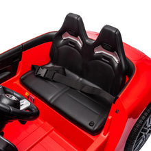 Load image into Gallery viewer, 24V Ride on Cars with Remote Control, Mercedes-Benz SL63 Ride on Toys with Bluetooth Music, LED Light, 4 Wheels Suspension, Battery Powered Electric Car for Kids Boys Girls 3-8 Years Old Gifts, Red