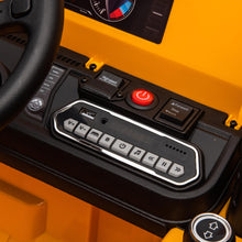 Load image into Gallery viewer, iRerts Ride on Dump Truck for Boys, 12V Ride on Car with Remote Control, 4 Wheel Construction Vehicles with Electric Dump Bed and Shovel, Powered Ride on Toys with Bluetooth, Music, USB Port, Yellow