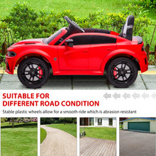 Load image into Gallery viewer, Kids Electric Cars With Remote Control, Licensed Dodge Charger 12V Ride on Cars for Boys Girls, Battery Powered Ride on Toys with Bluetooth, USB, MP3, 4 Wheel Suspension, Red