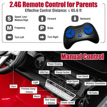 Load image into Gallery viewer, 24V Ride on Cars 2 Seater, Licensed Toyota FJ40 Ride on Toys with Remote Control, Kids Electric Vehicle with Bluetooth, FM Radio, USB, Music, Gifts for 3-6 Years Old Boys Girls, Red