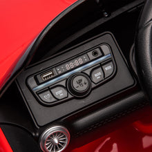 Load image into Gallery viewer, 24V Ride on Cars with Remote Control, Mercedes-Benz SL63 Ride on Toys with Bluetooth Music, LED Light, 4 Wheels Suspension, Battery Powered Electric Car for Kids Boys Girls 3-8 Years Old Gifts, Red