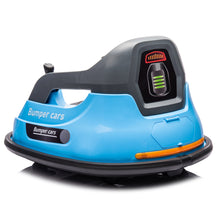 Load image into Gallery viewer, iRerts 12V Bumper Car for Kids Toddlers, Battery Powered Bumper Car Ride On Toys with Remote Control, Bluetooth, Music, Flashing Lights, Toddler Ride on Cars for 1.5-5 Year Old Boys Girls, Blue