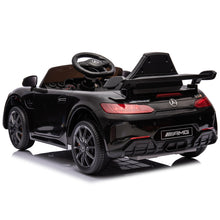 Load image into Gallery viewer, iRerts 12 Volt Ride on Toys for Toddlers, Licensed Mercedes Benz Ride On Car with Remote Control, Battery Powered Kids Electric Car with Music, USB/AUX/SD Ports, LED Lights, 4 Wheel Suspension, Pink