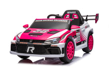 Load image into Gallery viewer, iRerts Pink 12V Powered Ride on Cars with Remote Control, 4 Wheeler Electric Car Vehicle for Kids Boys Girls 3-6 Years Old, Kids Ride on Toy with Swaying, Bluetooth, Music, USB/AUX Port, LED Light