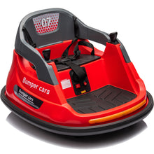 Load image into Gallery viewer, iRerts 12V Bumper Car for Kids Toddlers, Battery Powered Bumper Car Ride On Toys with Remote Control, Bluetooth, Music, Flashing Lights, Toddler Ride on Cars for 1.5-5 Year Old Boys Girls, Red