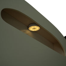 Load image into Gallery viewer, iRerts Kids Full Bed Frame, Wood Full Size Platform Bed Frame with Bear-shaped Headboard, Motion Activated Night Lights, Full Bed Frames for Girls Boys Bedroom, No Box Spring Needed, Cream+Walnut