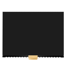 Load image into Gallery viewer, iRerts Side Table with Charging Station, Wood Nightstand with Drawers, USB Charging Ports and Golden Handle, Modern Storage Bedside Table End Table for Bedroom Living Room, Black