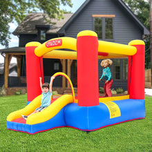 Load image into Gallery viewer, iRerts Kids Bounce House, Inflatable Bounce House with Blower, Oxford Bouncy Jumping House with Slide, Carrying Bag, Toddlers Kids Castle Bouncy Houses for Outdoor Indoor, 3-10 Years Old Outdoor Toys