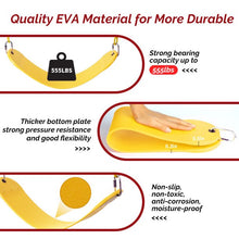 Load image into Gallery viewer, iRerts Outdoor Swing, 550 LBS Capacity Child Swing Seat for Kid Adult, Heavy Duty Swings with 66 Inches Coated Chains, Playground Tree Swing, Swing Set Accessories for Backyard, Yellow