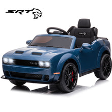 Load image into Gallery viewer, DG03 iRerts White 12V Dodge Challenger Powered Ride On Police Cars with Remote Control, USB, AUX, MP3, FM Function, LED Headlight