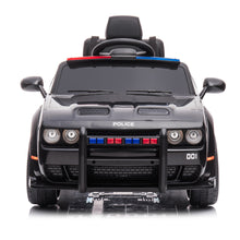 Load image into Gallery viewer, iRerts DG03 White 12V Dodge Challenger Powered Ride On Police Cars with Remote Control, USB, AUX, MP3, FM Function, LED Headlight