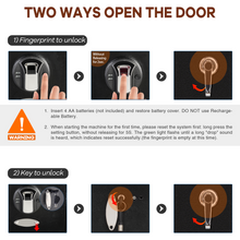 Load image into Gallery viewer, iRerts Fingerprint Rifle Gun Safe Cabinet, Quick Access 4-Gun Safes for Rifles and Shotguns, Lager Long Gun Safe with Keys, Anti-static Velvet, and Pre-drilled Holes for Home Bedroom