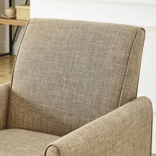 Load image into Gallery viewer, iRerts Upholstered Living Room Accent Chair, Mid-Century Modern Fabric Chair with Solid Wood Legs, Arm Chair Single Sofa Chair, Club Chair for Home Bedroom, Yellow