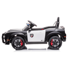 Load image into Gallery viewer, iRerts DG03 White 12V Dodge Challenger Powered Ride On Police Cars with Remote Control, USB, AUX, MP3, FM Function, LED Headlight