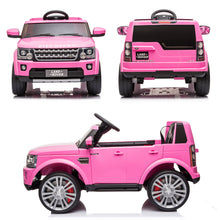 Load image into Gallery viewer, iRerts Pink 12V Landrover Powered Ride On Cars with Remote Control, Ride on Toys Kids Electric Cars with USB AUX MP3 Player for Kids Boys Girls 3-5 Ages Gifts