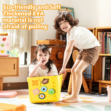 Load image into Gallery viewer, iRerts Kids Toy Storage Bin for Boys and Girls, Portable Lightweight DIY Toy Organizer with Handles and Buckle, Outdoor Indoor Use