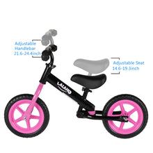 Load image into Gallery viewer, Balance Bikes for Boys Girls, Lightweight Kids Sport Balance Bike for 2-5 Years Old, Height Adjustable Toddler Balance Bicycles for Kids, No Pedal Sports Training Bicycles, Children Push Bikes