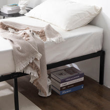 Load image into Gallery viewer, iRerts Metal Twin Platform Bed Frame, Heavy Duty Twin Bed Frame No Box Spring Needed, Bed Frame Twin XL Size with Metal Slat Support and Underbed Storage Space for Bedroom, Black