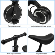 Load image into Gallery viewer, Kids Trike, 3 in 1 Tricycle for kids 2-5 Years Boys Girls, 3 Wheel Pedal Bike with EVA Wheel, Boys Girls Trikes with Adjustable Seat/Handle, Kids Tricycle Pedal Trike for Kids Birthday Gifts