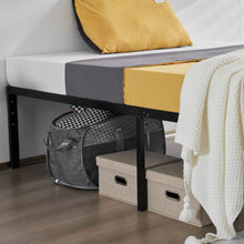 Load image into Gallery viewer, iRerts Metal Queen Bed Frame, Heavy Duty Queen Platform Bed Frame with Steel Slat Support, Queen Size Bed Frame for Bedroom Guest Room Dormitory, No Box Spring Needed, Under-Bed Storage, Black