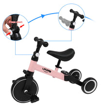 Load image into Gallery viewer, Kids Trike, 3 in 1 Tricycle for kids 2-5 Years Boys Girls, 3 Wheel Pedal Bike with EVA Wheel, Boys Girls Trikes with Adjustable Seat/Handle, Kids Tricycle Pedal Trike for Kids Birthday Gifts