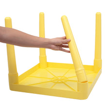 Load image into Gallery viewer, iRerts Kids Table and Chair Set, Plastic Toddler Table and Chair Set 3-8 Years, Lightweight Kid Table Set with 4 Chairs for Boys Girls, Childrens Kid Table and 4 Chairs Set for School, Home, Play Room