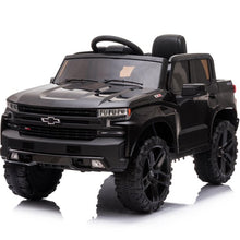 Load image into Gallery viewer, Licensed Chevrolet Electric Kids Ride On, 12V Battery Powered Ride on Car with Remote Control, MP3 Player, LED Lights, Ride on Toy with Spring Suspension for Boy Ages 3-5 Birthday Gift, Black