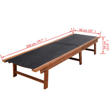 Load image into Gallery viewer, 9 Piece Outdoor Dining Set with Cushions Solid Acacia Wood