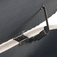 Load image into Gallery viewer, iRerts Storage Ottoman Bench, Bedroom Storage Bench Fabric Storage Ottoman, Modern End of Bed Bench Footstool with Wood Legs, Oval Storage Benches for Living Room Bedroom Entryway, Beige