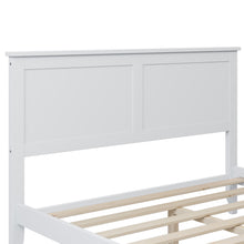 Load image into Gallery viewer, iRerts Full Size Bed Frame with Headboard, Wood Full Platform Bed Frame for Adults Teens Kids Bedroom, Modern Platform Bed Frame Full Size with Slats Support, No Box Spring Needed, White