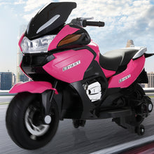 Load image into Gallery viewer, Kids Ride on Toys for Boys Girls Gifts, iRerts 12V Ride on Motorcycle with Training Wheels, Light Wheel, Music, MP3, USB, Battery Powered Electric Kids Motorcycle for 2-5 Yeras Olds