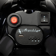 Load image into Gallery viewer, iRerts Black 6V Battery Powered Ride on ATV Cars with Music, LED Lights, Spray Device, Kids Ride on ATV Electric Quad Car for Toddlers Boys Girls 3-5 Year Old Boys Girls Gifts