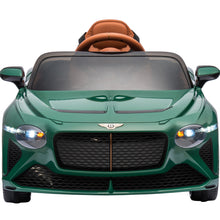 Load image into Gallery viewer, Ride On Toys with Remote Control, Licensed Bentley Mulsanne 12V Ride On Cars for Boys Girls, Electric Ride on Vehicle with Music, USB/MP3, LED Light, Battery Powered Electric Cars for Kids Gift, Green