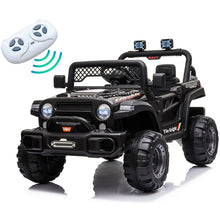 Load image into Gallery viewer, iRerts 12V Kids Ride on Truck, Kids Electric Cars with Remote Control, Battery Powered Ride On Cars Toys for Boys Girls Kids Birthday Gift, Electric Ride On Vehicle with AUX Outlet