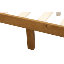 Load image into Gallery viewer, iRerts Wood Full Bed Frame, Full Platform Bed Frame with Headboard, Modern Full Size Platform Bed Frame with Slat Support, Full Size Bed Frame No Box Spring Needed for Bedroom Apartment, Light Brown