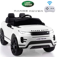 Load image into Gallery viewer, Land Rover Ride on Electric Cars with Remote Control, 12V Kids Electric Vehicles with LED Light, Music and Horn, Ride on Toys for Boys Girls, Electric Cars for Kids Birthday Gifts 3-6 Years Old