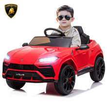 Load image into Gallery viewer, iRerts 12V Ride on Toys for Boys Girls, Licenced Lamborghini Electric Battery Powered Ride on Cars with Remote Control, LED Light, Radio, USB Port, AUX