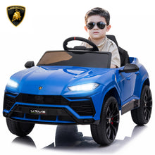 Load image into Gallery viewer, iRerts 12V Ride on Toys for Boys Girls, Licenced Lamborghini Electric Battery Powered Ride on Cars with Remote Control, LED Light, Radio, USB Port, AUX