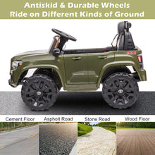Load image into Gallery viewer, Licensed Toyota Tacoma 12V Battery Powered Ride on Cars with Remote Control, Electric Ride on Vehicles for Kids Boys Girls, Ride on Truck Toys with USB, AUX, MP3, FM Function, LED Headlight