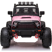Load image into Gallery viewer, iRerts 24V Battery Powered Ride On Cars with Remote Control for Boys Girls Gifts, Kids Ride on Trucks Toys with Bluetooth, MP3, Music, Led Lights, USB, One Button Start